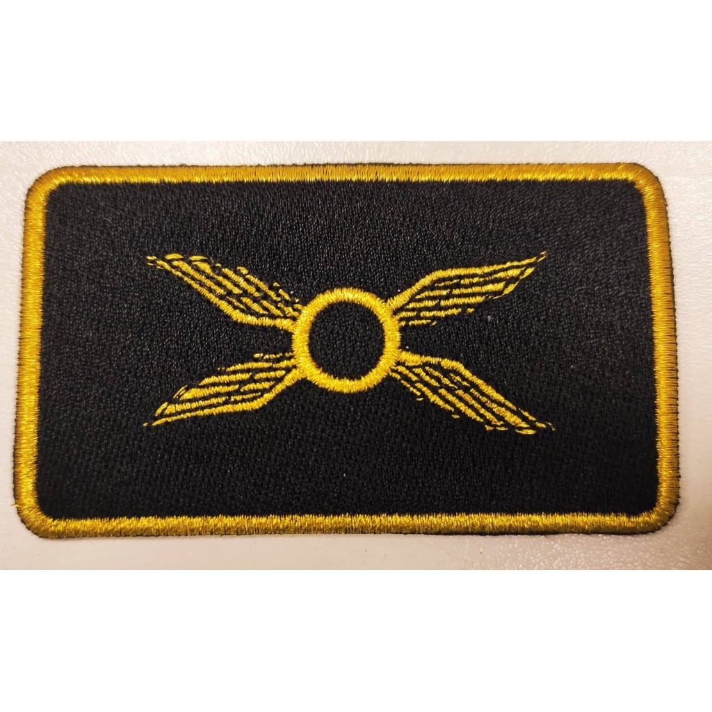 Patch Toppa Ricamata Targhetta Brevetto Pilota Militare Bassa