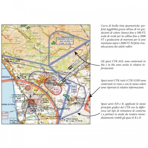 Cartina VFR Avioportolano LI 2